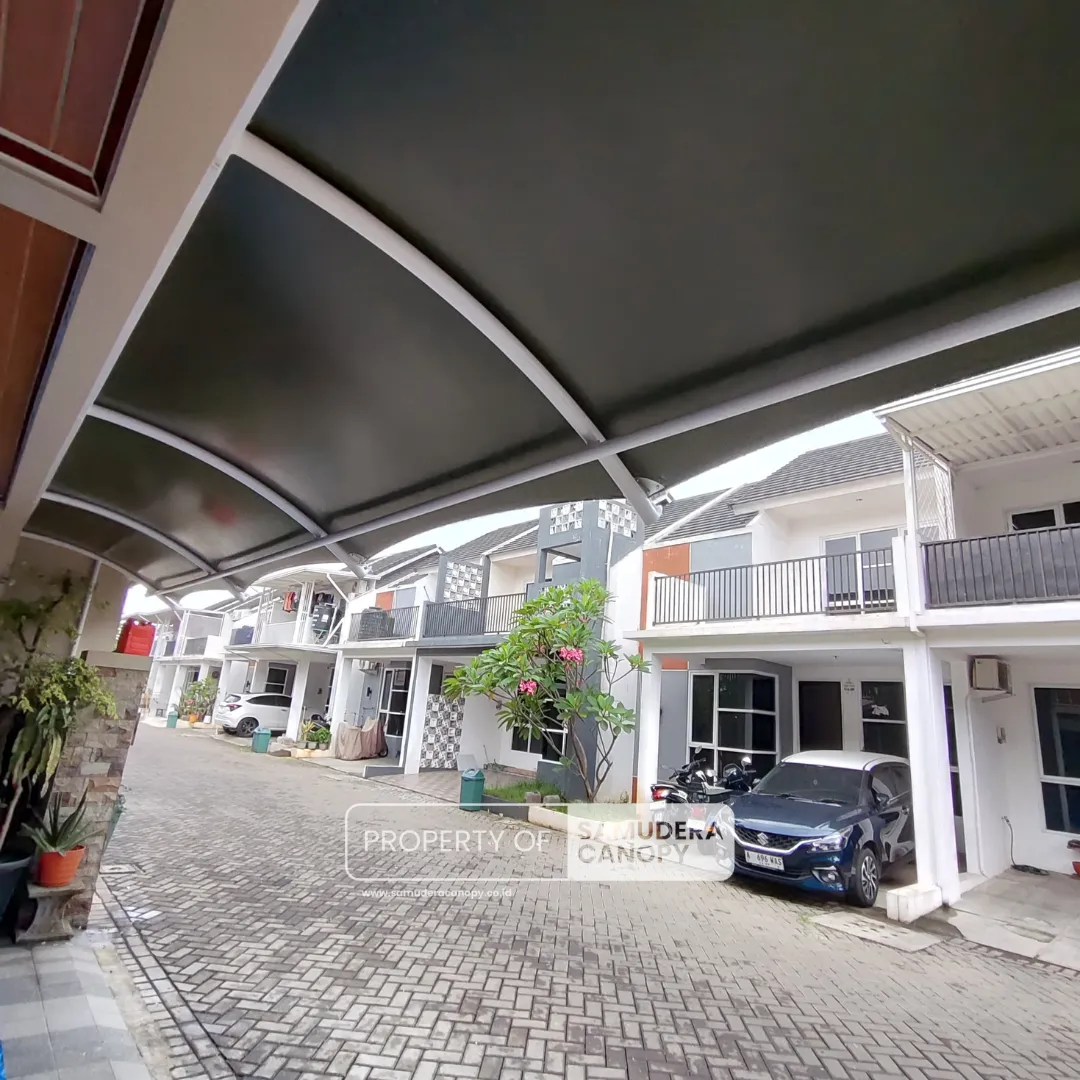 Kanopi membran untuk mejjaga tampias hujan - Samudera Canopy